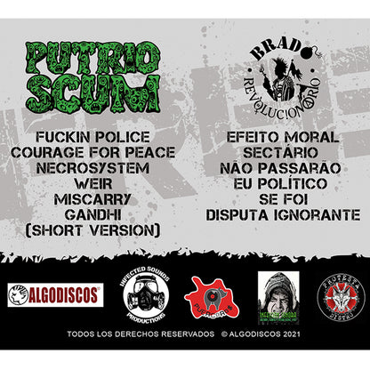 SPLIT - PUTRID SCUM / BRADO REVOLUCIONARIO - Efeito Moral