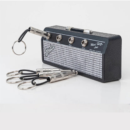 Soporte de llaves Fender Retro con 4 Jacks, base de montaje en pared